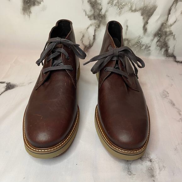 Dunham Clyde Chukka Boots Saddle Brown Leather Size 11.5 NWOB - Picture 3 of 10